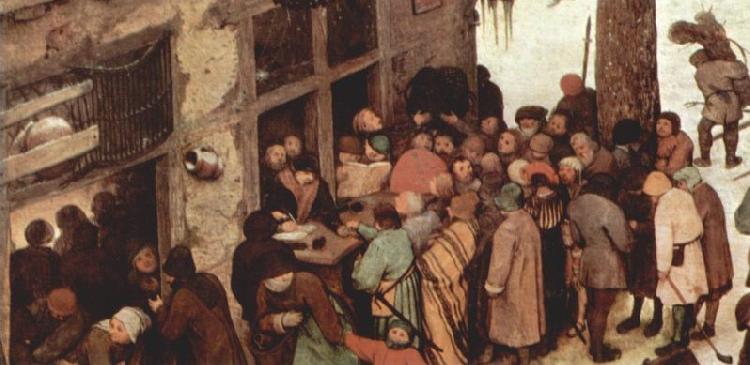 Pieter Bruegel the Elder Volkszahlung zu Bethlehem oil painting picture